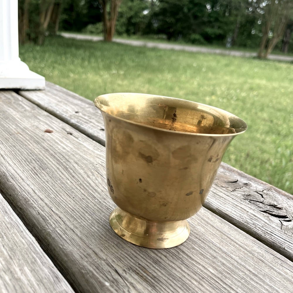 Vintage Brass Vase/Goblet